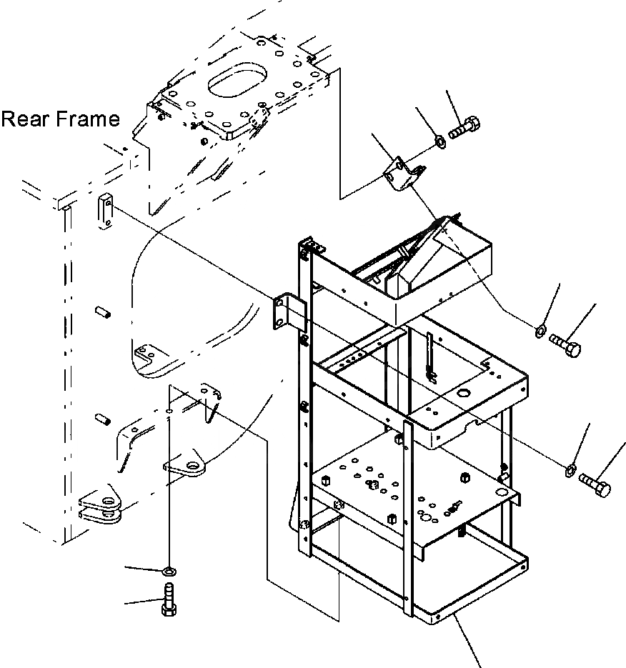 Схема запчастей Komatsu WA700-3L - FIG. K-A УПРАВЛ-Е ТОРМОЗОМ - КОРПУС И ЭЛЕМЕНТЫ КРЕПЛЕНИЯ КАБИНА ОПЕРАТОРА И СИСТЕМА УПРАВЛЕНИЯ