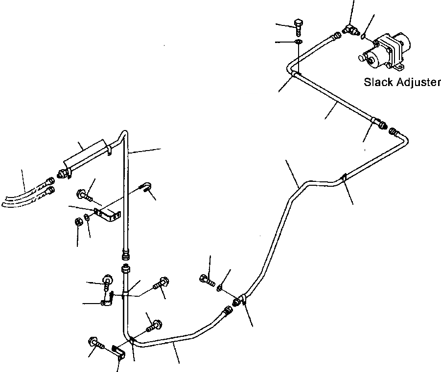 Схема запчастей Komatsu WA700-3L - FIG. K7-A ТОРМОЗНАЯ ГИДРОЛИНИЯ - ЗАДН. РЕГУЛ. УСИЛИЯ - ТОРМОЗНОЙ КЛАПАН КАБИНА ОПЕРАТОРА И СИСТЕМА УПРАВЛЕНИЯ