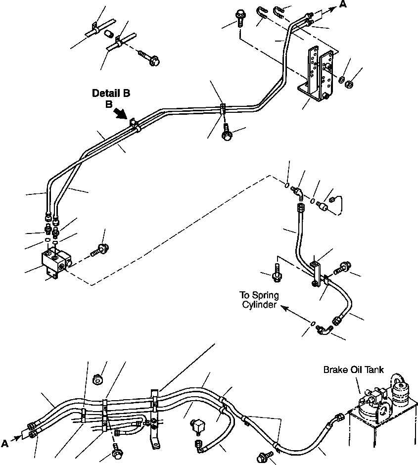 Схема запчастей Komatsu WA700-3L - FIG. K7-9A ТОРМОЗНАЯ ГИДРОЛИНИЯ - ПАРКОВОЧН. ЛИНИЯ КАБИНА ОПЕРАТОРА И СИСТЕМА УПРАВЛЕНИЯ