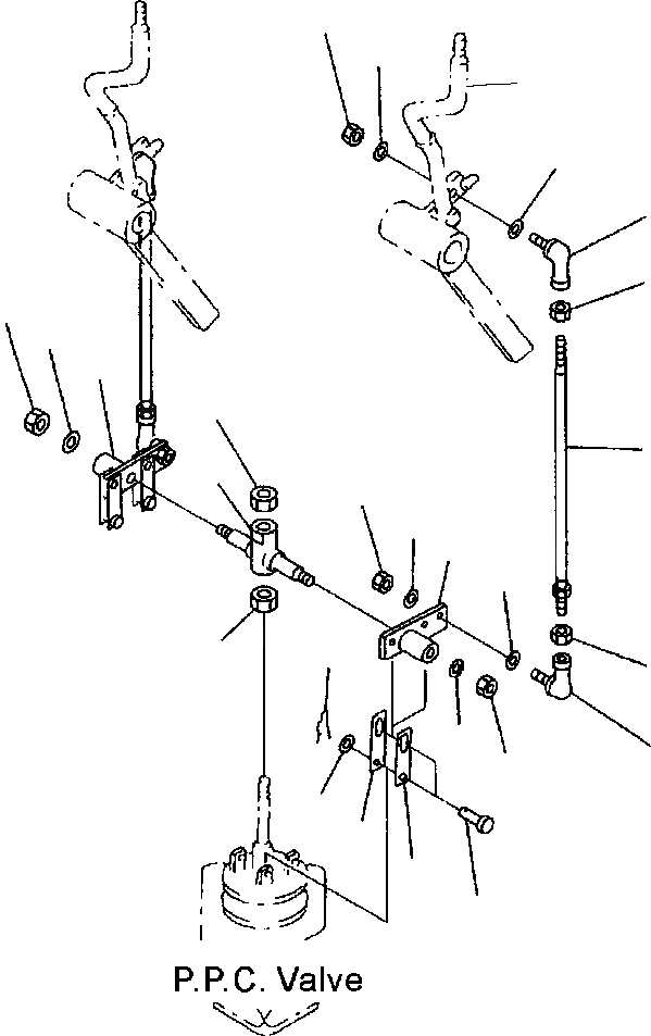 Схема запчастей Komatsu WA700-3L - FIG. K-A УПРАВЛЕНИЕ ПОГРУЗКОЙ - МЕХ-М УПРАВЛ-Я РАБОЧ. ОБОРУД-EM КАБИНА ОПЕРАТОРА И СИСТЕМА УПРАВЛЕНИЯ