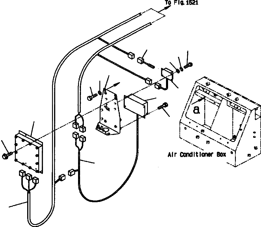 Схема запчастей Komatsu WA700-1L - ЭЛЕКТРИКА (A.P.S. КОНТРОЛЛЕР) КОМПОНЕНТЫ ДВИГАТЕЛЯ & ЭЛЕКТРИКА