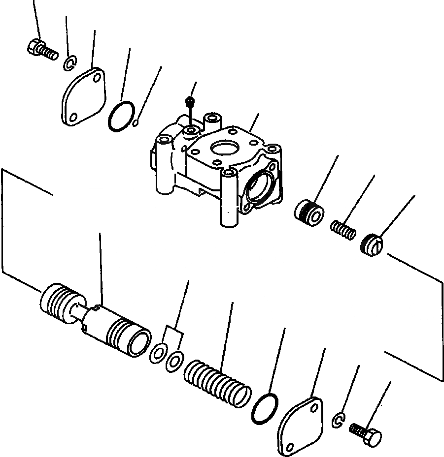Схема запчастей Komatsu WA700-1L - ГИДРОТРАНСФОРМАТОР КЛАПАН ГИДРОТРАНСФОРМАТОР И ТРАНСМИССИЯ