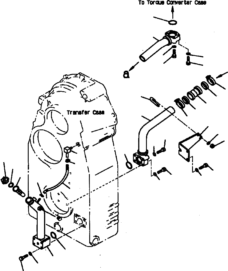 Схема запчастей Komatsu WA700-1L - КОРПУС ПЕРЕДАЧИ (/) ГИДРОТРАНСФОРМАТОР И ТРАНСМИССИЯ