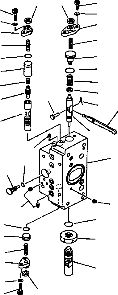 Схема запчастей Komatsu WA700-1L - ПОГРУЗ. НАСОС (8/9) УПРАВЛ-Е РАБОЧИМ ОБОРУДОВАНИЕМ