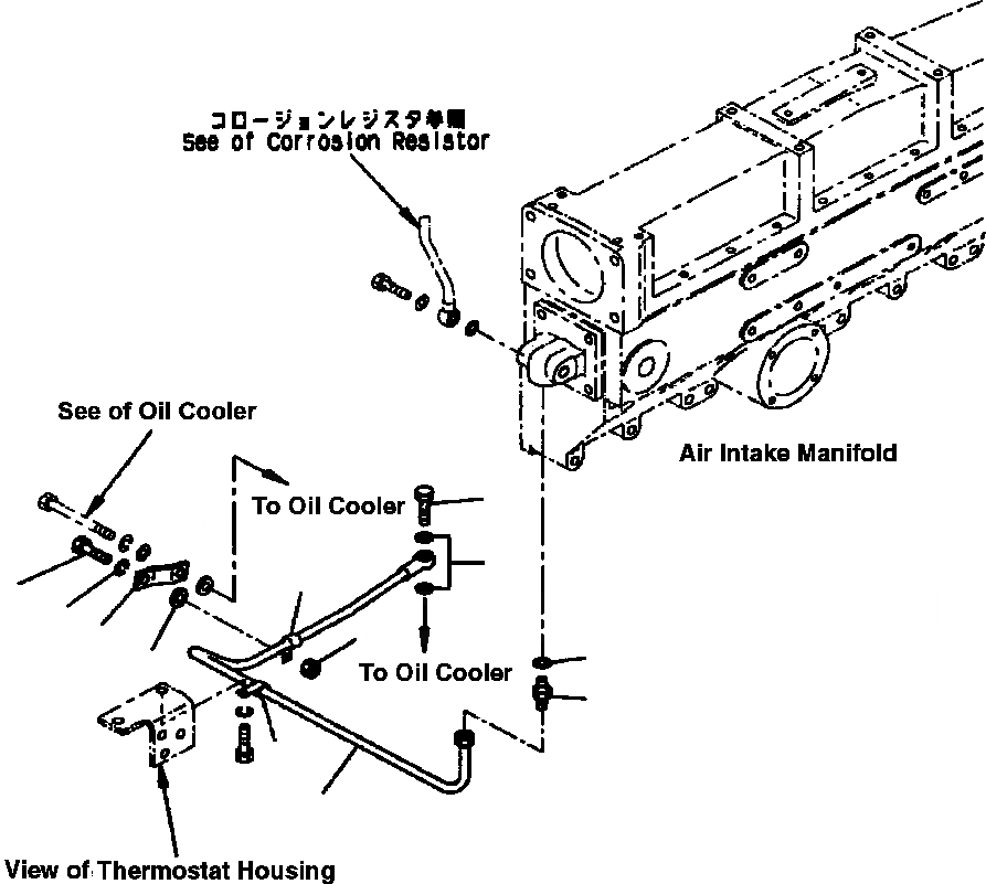 Схема запчастей Komatsu WA700-1L - АНТИКОРРОЗ. ЭЛЕМЕНТ (/) ДВИГАТЕЛЬ