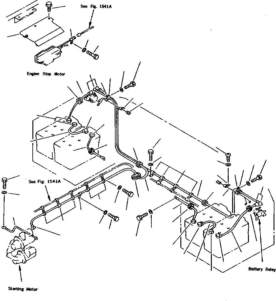 Схема запчастей Komatsu WA800-2L - FIG NO. A ЭЛЕКТРИКА (ЛИНИЯ АККУМУЛЯТОРА) КОМПОНЕНТЫ ДВИГАТЕЛЯ & ЭЛЕКТРИКА