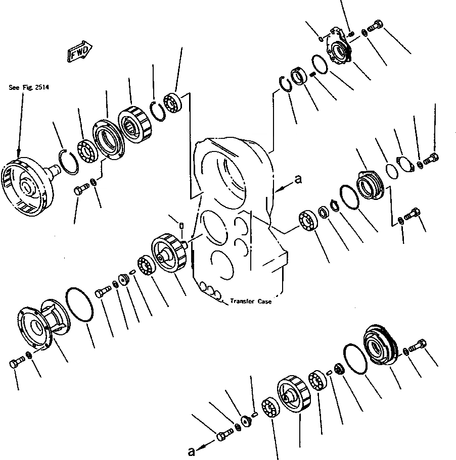 Схема запчастей Komatsu WA800-2L - FIG NO. ТРАНСМИССИЯ (ВЫХОДНОЙ ВАЛ /) ГИДРОТРАНСФОРМАТОР И ТРАНСМИССИЯ