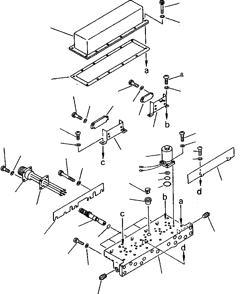 Схема запчастей Komatsu WA800-2L - FIG NO. КЛАПАН УПРАВЛЕНИЯ ТРАНСМИССИЕЙ (/) ГИДРОТРАНСФОРМАТОР И ТРАНСМИССИЯ