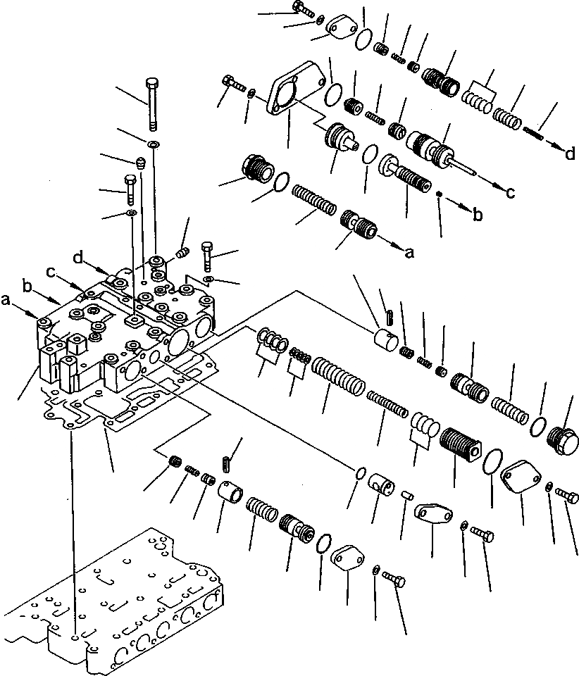 Схема запчастей Komatsu WA800-2LC - FIG NO. КЛАПАН УПРАВЛЕНИЯ ТРАНСМИССИЕЙ (/) ГИДРОТРАНСФОРМАТОР И ТРАНСМИССИЯ