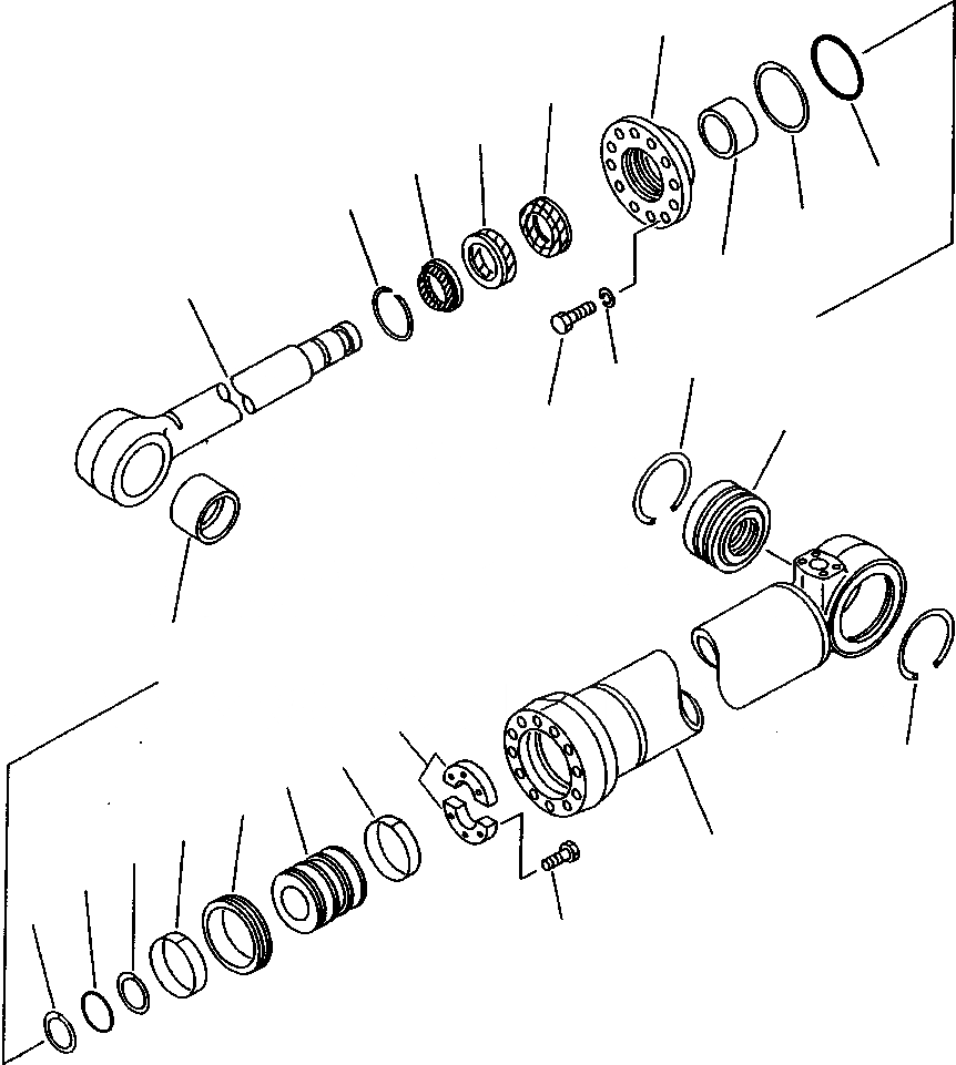 Схема запчастей Komatsu WA800-2LC - FIG NO. ЦИЛИНДР РУЛЕВ. УПР-Я РУЛЕВ. УПРАВЛЕНИЕ СИСТЕМА УПРАВЛЕНИЯ