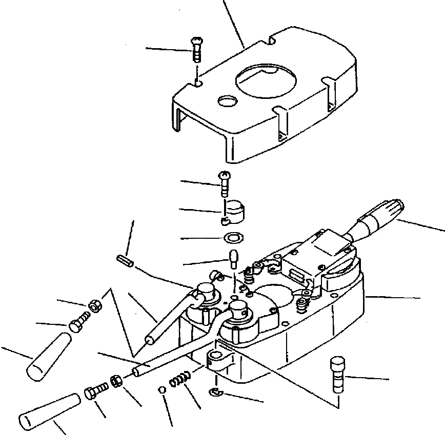 Схема запчастей Komatsu WA800-2LC - FIG NO. УПРАВЛ-Е ТРАНСМИССИЕЙ ПЕРЕКЛЮЧАТЕЛЬ РУЛЕВ. УПРАВЛЕНИЕ СИСТЕМА УПРАВЛЕНИЯ