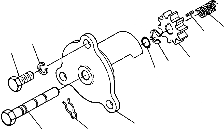 Схема запчастей Komatsu WA800-3LC - A-A7A ДВИГАТЕЛЬ BARRING ПРИВОД ДВИГАТЕЛЬ