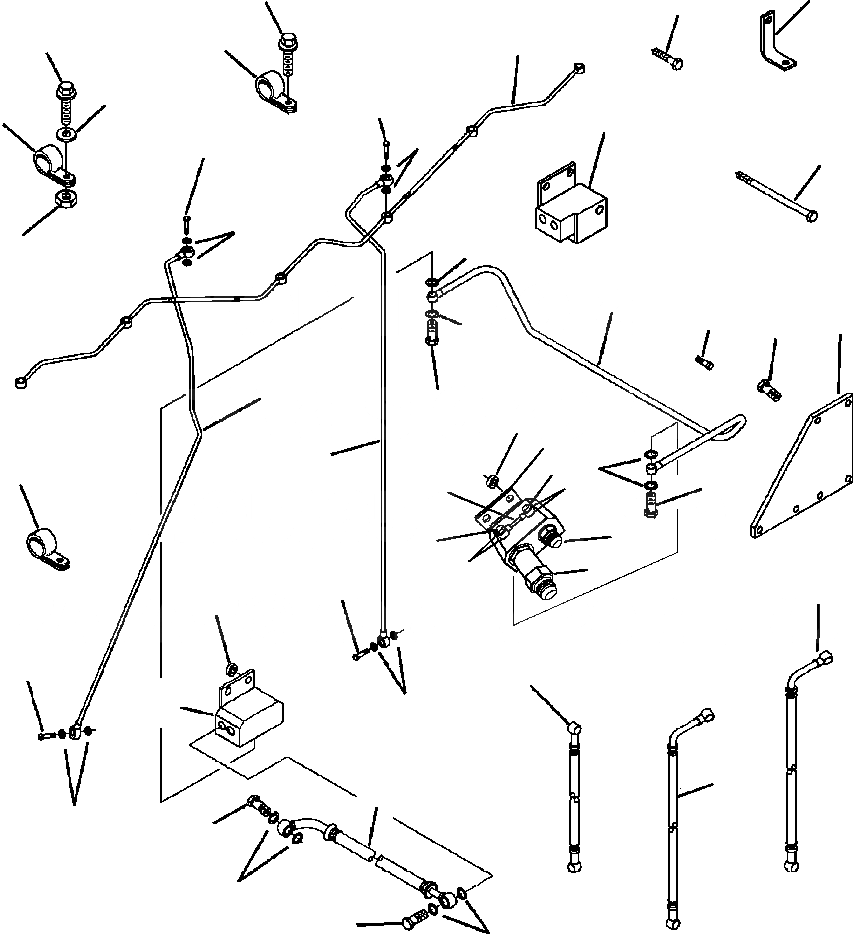 Схема запчастей Komatsu WA800-3LC - A-A7A8 ТОПЛИВОПРОВОД. (заводской номер A-) ДВИГАТЕЛЬ