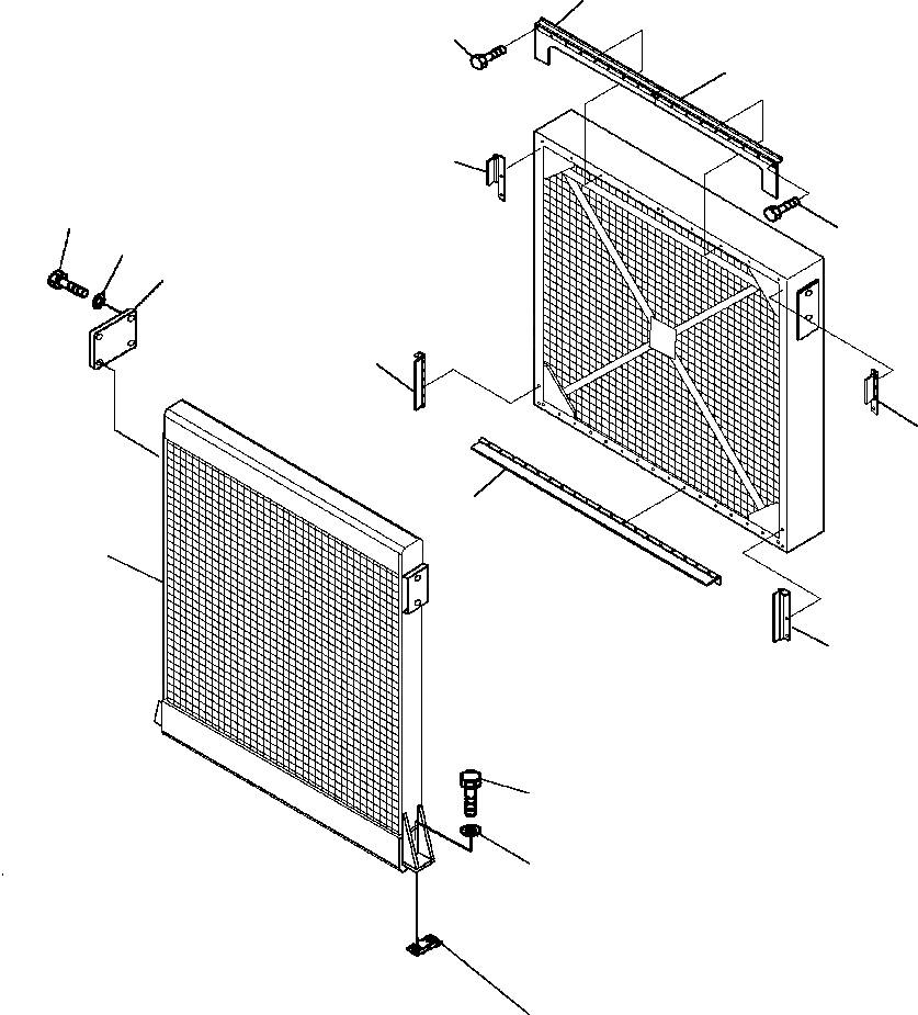 Схема запчастей Komatsu WA800-3LC - C-A РАДИАТОР КРЫШКАГРУППА СИСТЕМА ОХЛАЖДЕНИЯ