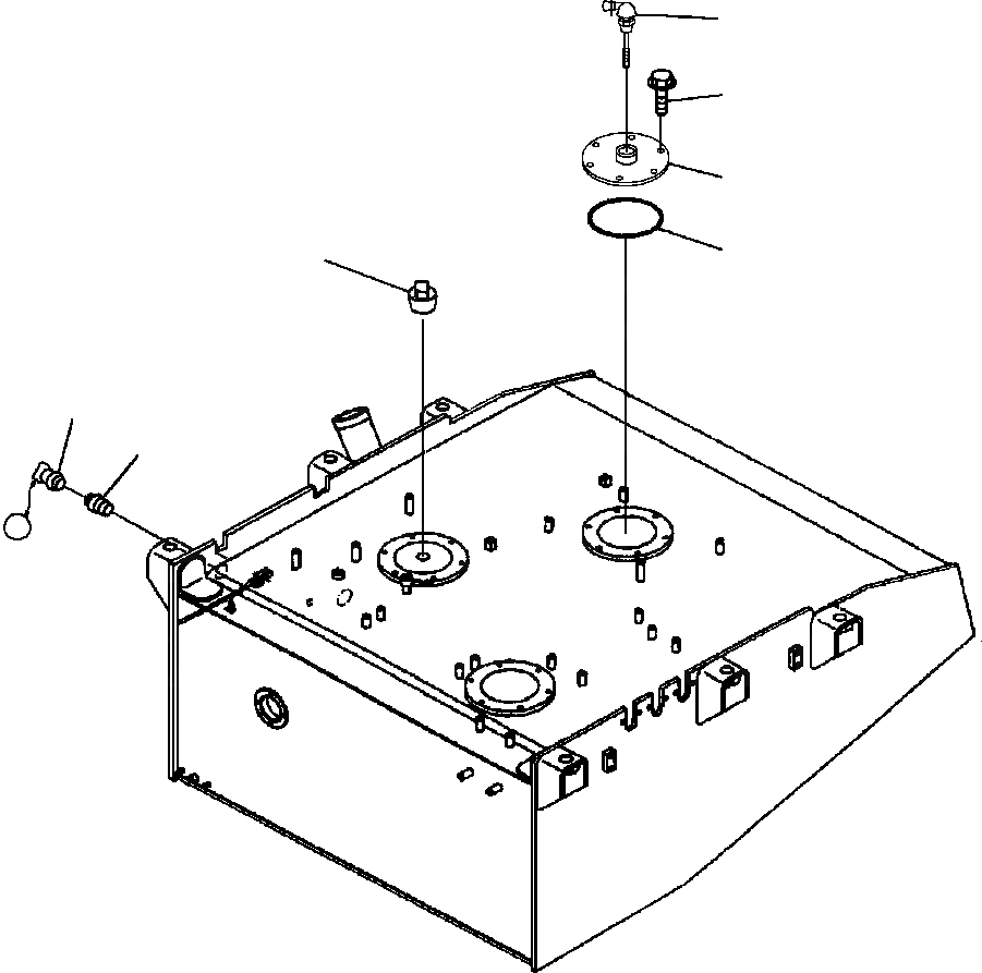 Схема запчастей Komatsu WA800-3LC - D-A FAST ТОПЛИВН. (ОПЦИОНН.) ТОПЛИВН. БАК. AND КОМПОНЕНТЫ