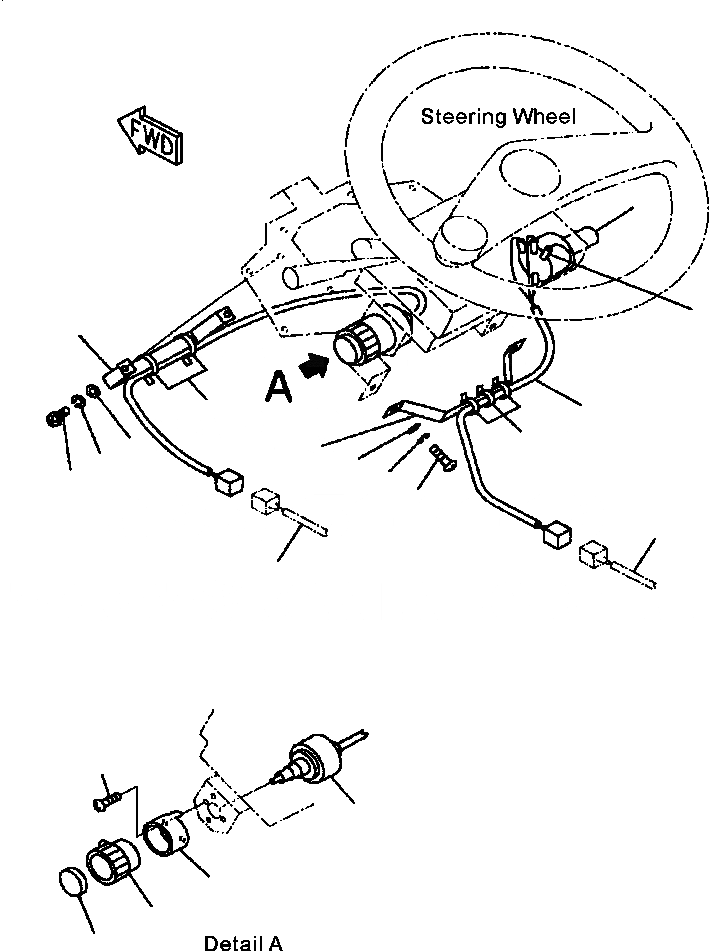 Схема запчастей Komatsu WA800-3LC - E-A ПАНЕЛЬ УПРАВЛЕНИЯ STARTER И ВКЛЮЧЕНИЕ ДВОРНИКОВES ЭЛЕКТРИКА