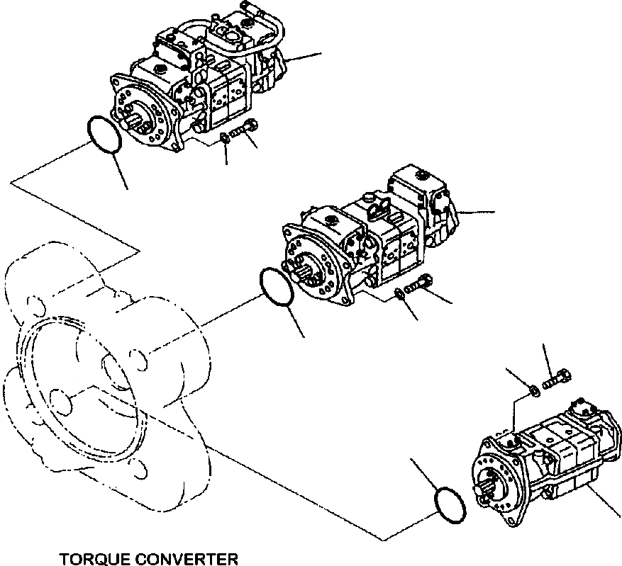 Схема запчастей Komatsu WA800-3LC - H-A ГИДР. НАСОС. НАСОС И ЭЛЕМЕНТЫ КРЕПЛЕНИЯ ГИДРАВЛИКА