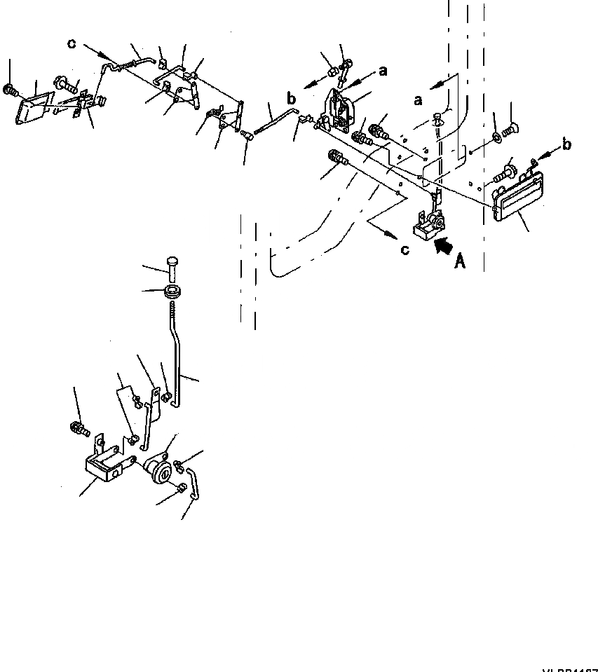 Схема запчастей Komatsu WA800-3LC - K-A ЛЕВ. ДВЕРЬ ASSEMBLY ЗАМОК ДВЕРИ OPERATORS ОБСТАНОВКА И СИСТЕМА УПРАВЛЕНИЯ