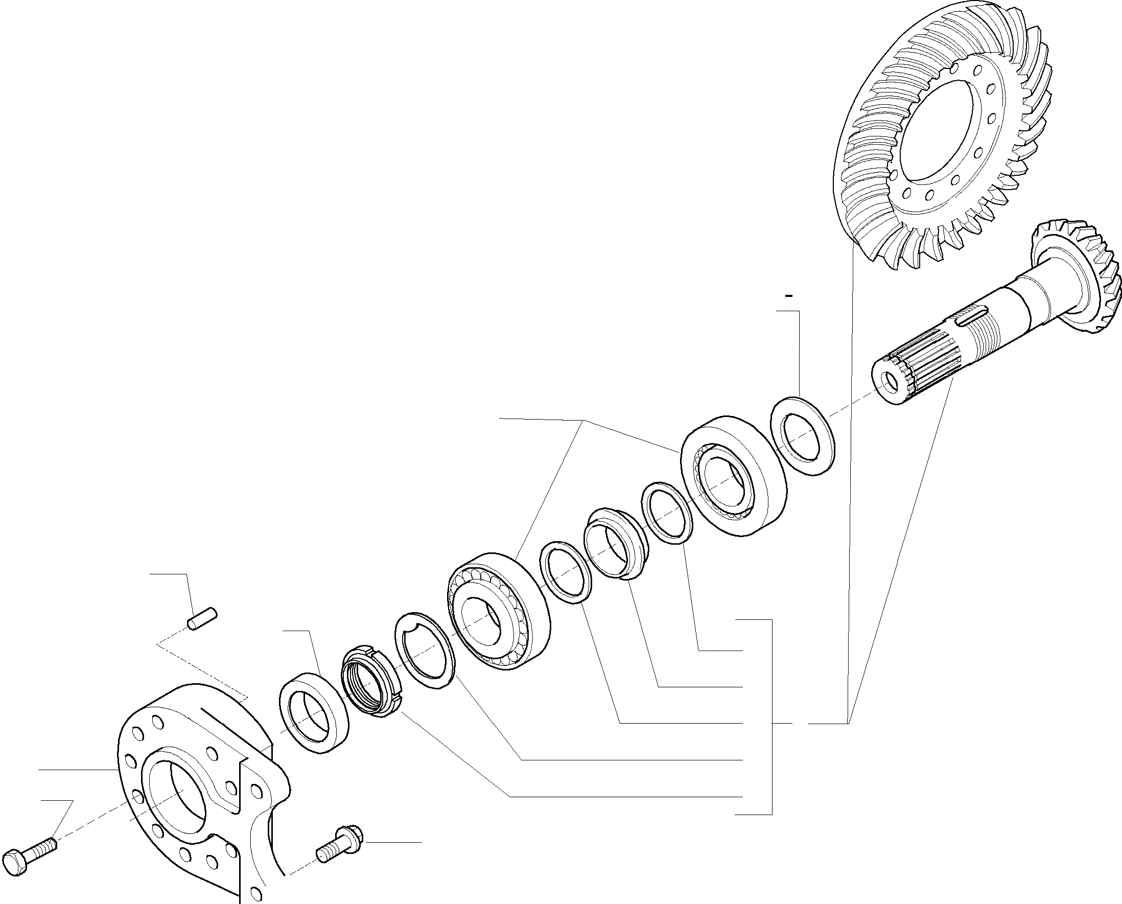 Схема запчастей Komatsu WA80-5 - МОСТ INSERT,, ПЕРЕДНИЙ МОСТ, % САМОБЛОКИР. 8 ПЕРЕДНИЙ МОСТ