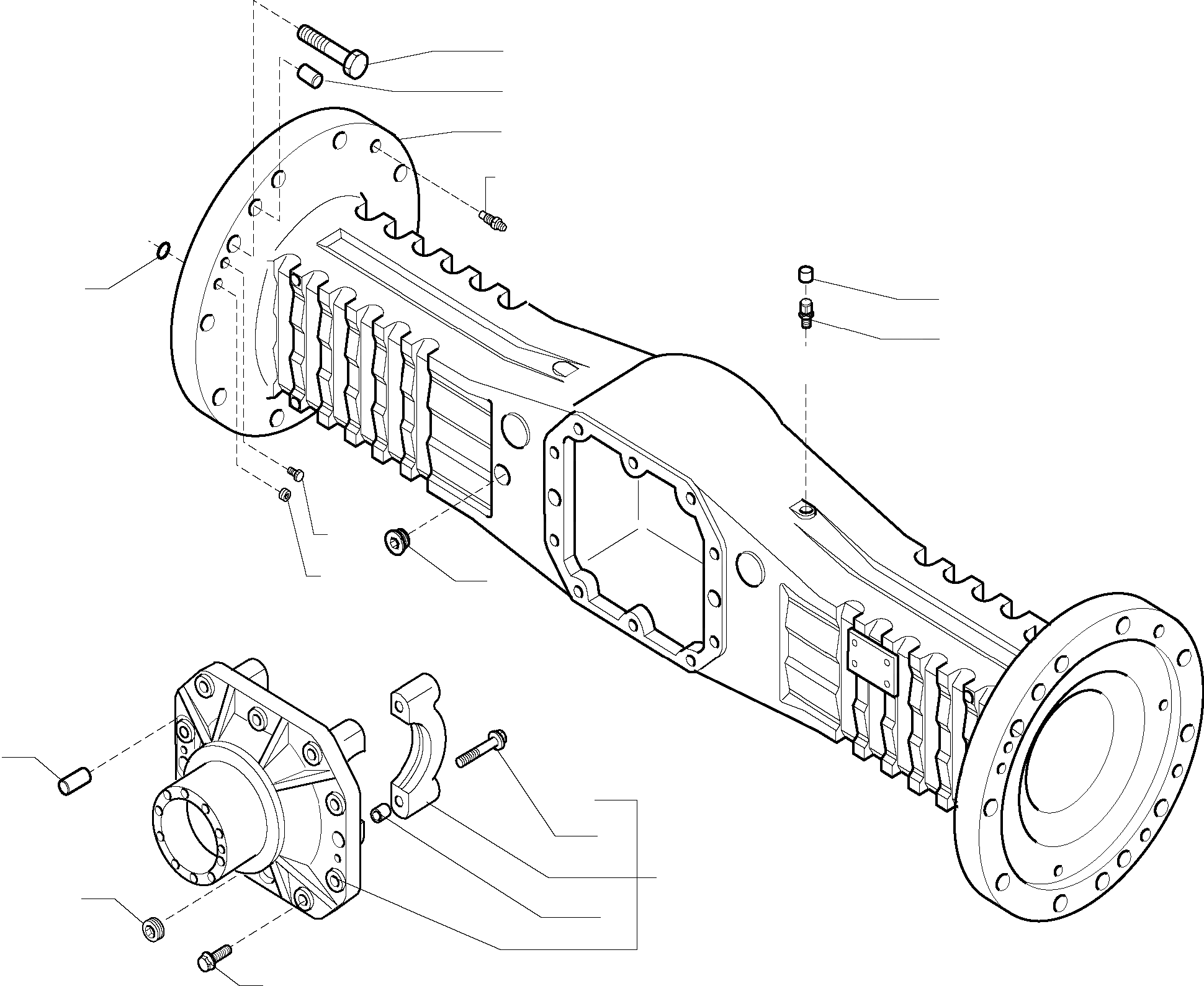 Схема запчастей Komatsu WA80-5 - ПЕРЕДНИЙ МОСТ, % САМОБЛОКИР. ПЕРЕДНИЙ МОСТ