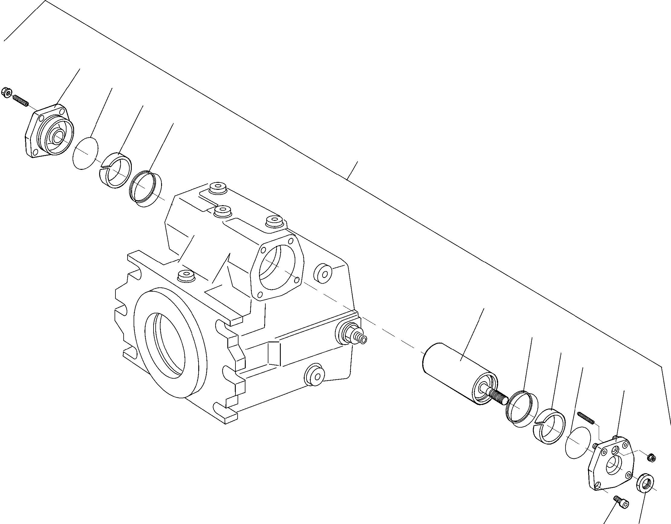 Схема запчастей Komatsu WA80-5 - AXIAL ПОРШЕНЬ НАСОС AXIAL ПОРШЕНЬ НАСОС