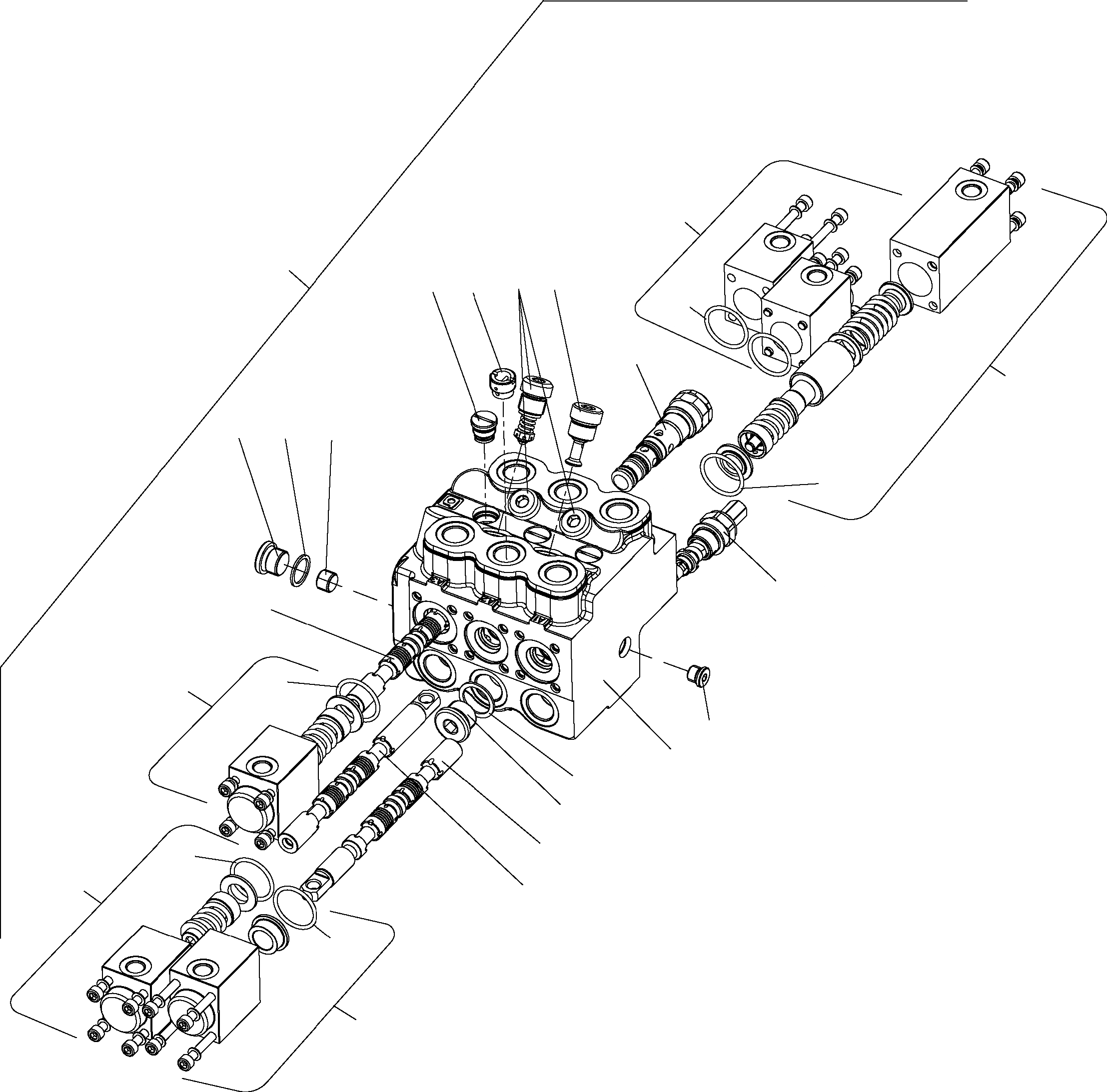 Схема запчастей Komatsu WA80-5 - УПРАВЛЯЮЩ. КЛАПАН ГИДРАВЛИКА