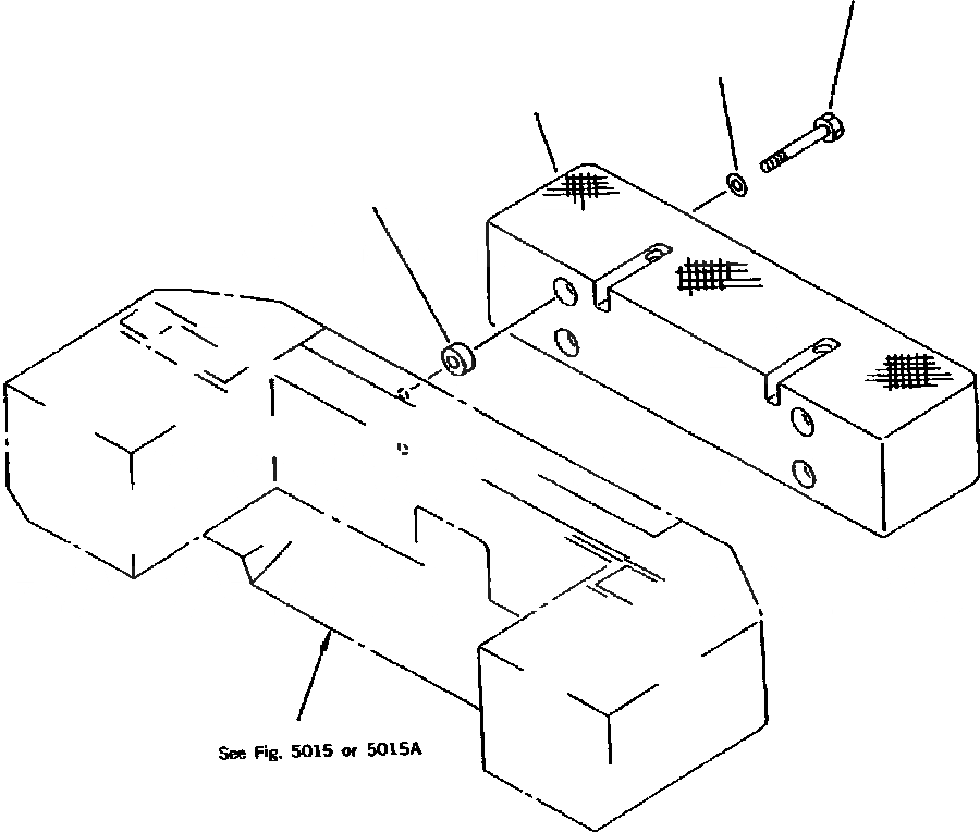 Схема запчастей Komatsu WA900-1L - FIG NO. ДОПОЛН. ПРОТИВОВЕС РАМА