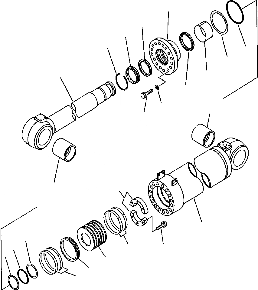 Схема запчастей Komatsu WA900-1L - FIG NO. ГИДРОЦИЛИНДР КОВША УПРАВЛ-Е РАБОЧИМ ОБОРУДОВАНИЕМ