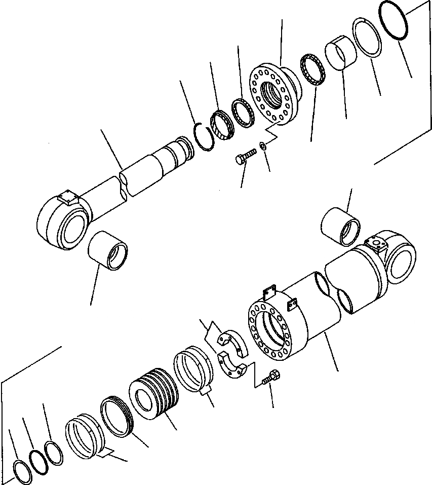 Схема запчастей Komatsu WA900-1LC A20008-UP - FIG NO. ГИДРОЦИЛИНДР КОВША УПРАВЛ-Е РАБОЧИМ ОБОРУДОВАНИЕМ