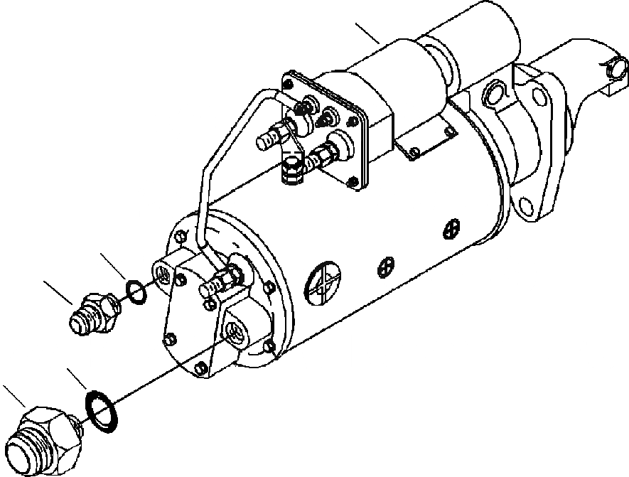 Схема запчастей Komatsu WA900-3LC - A-A7A8 СТАРТЕР PRE-СИСТЕМА СМАЗКИ СОЕДИН-ЕS ДВИГАТЕЛЬ