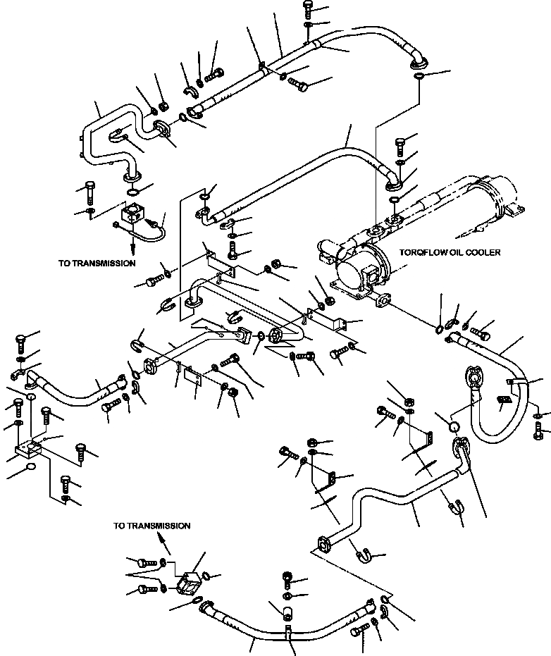 Схема запчастей Komatsu WA900-3LC - F7-A ГИДРОТРАНСФОРМАТОР И ТРАНСМИССИЯ ЛИНИЯ ЛИНИИ МАСЛООХЛАДИТЕЛЯ СИЛОВАЯ ПЕРЕДАЧА И КОНЕЧНАЯ ПЕРЕДАЧА