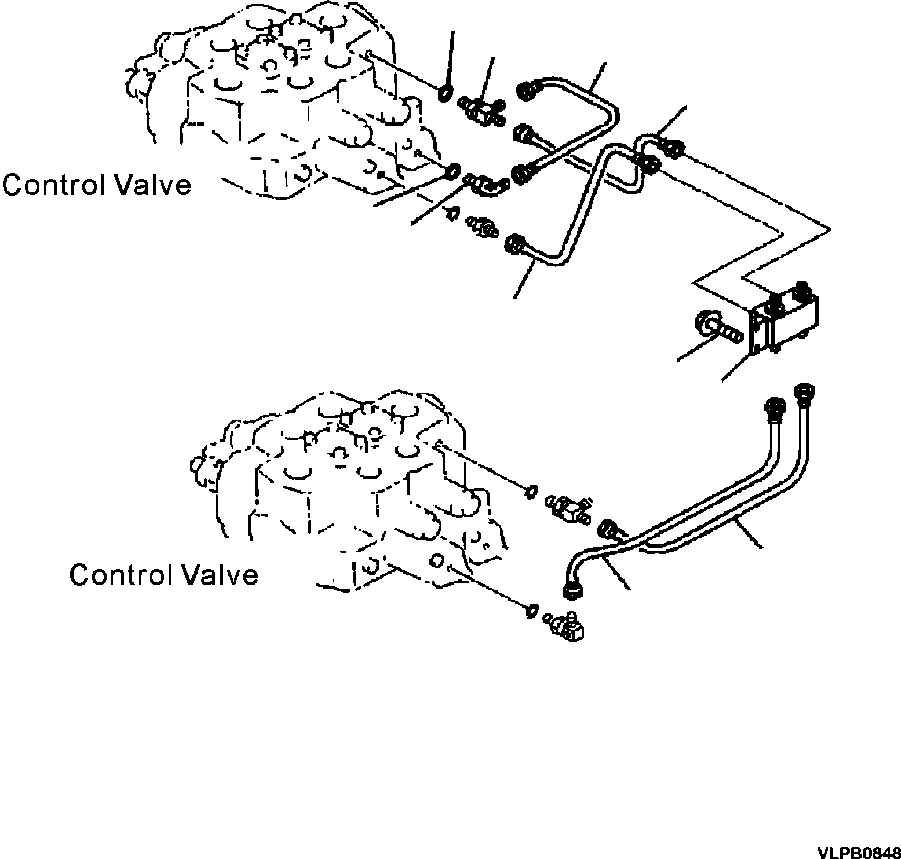 Схема запчастей Komatsu WA900-3LC - H-9A ГИДРОЛИНИЯ ЛИНИЯ КЛАПАНА PPC ПЕРЕДН. (/) ГИДРАВЛИКА