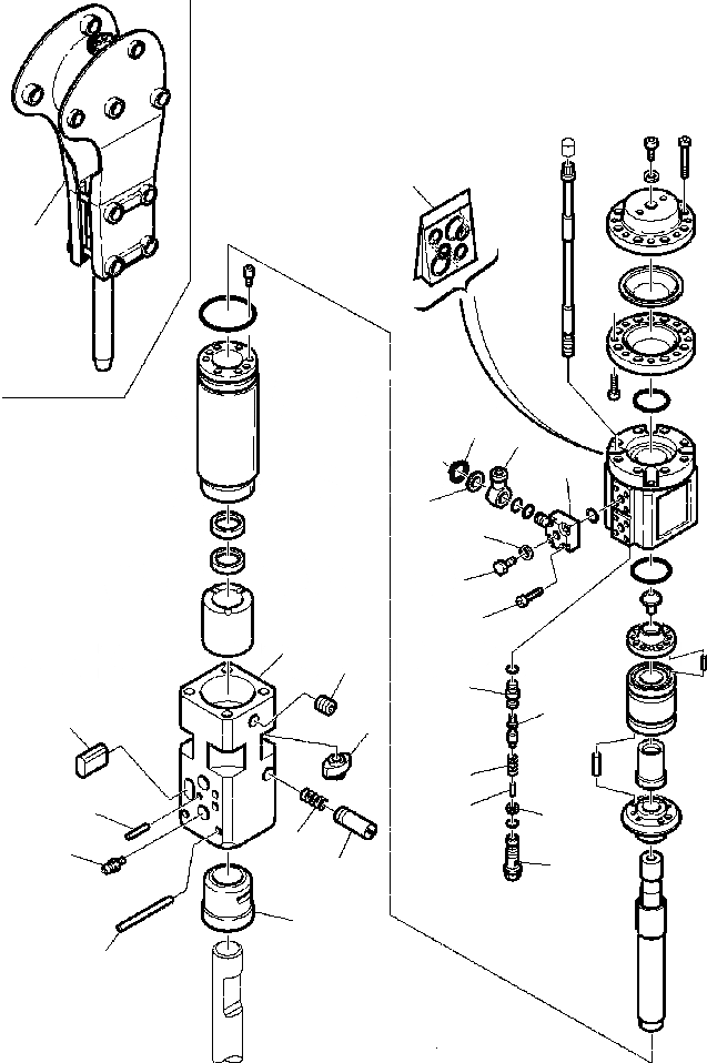 Схема запчастей Komatsu WB140-2N - FIG. T78-A МОЛОТ M - ВЕРХН. ASSEMBLY РАБОЧЕЕ ОБОРУДОВАНИЕ