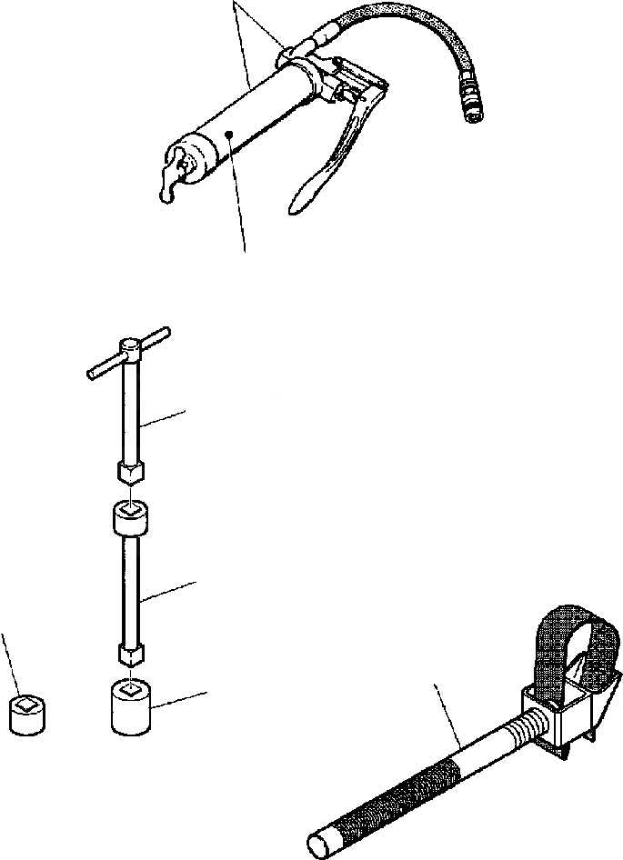 Схема запчастей Komatsu WB140-2N - FIG. V99-A ИНСТРУМЕНТ АКСЕССУАРЫ