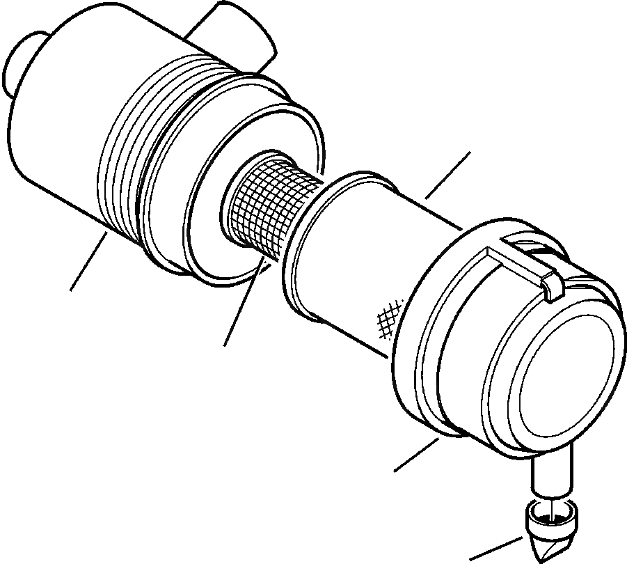 Схема запчастей Komatsu WB142-5 - B-A ВОЗДУХООЧИСТИТЕЛЬ КОМПОНЕНТЫ ДВИГАТЕЛЯ