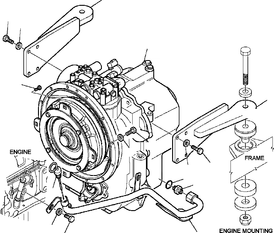 Схема запчастей Komatsu WB142-5 - F-A ТРАНСМИССИЯ И КРЕПЛЕНИЕ - WD (заводской номер A-A ) СИЛОВАЯ ПЕРЕДАЧА И КОНЕЧНАЯ ПЕРЕДАЧА