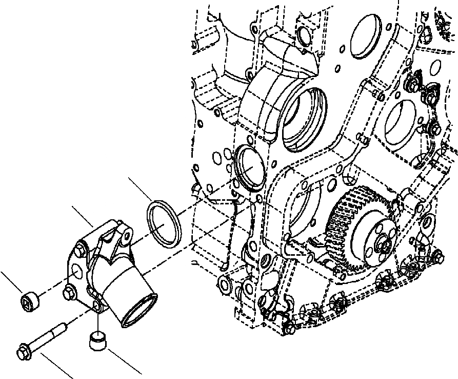 Схема запчастей Komatsu WB146-5 - A-AA ВОДН. ВХОДН. СОЕДИН-Е ДВИГАТЕЛЬ