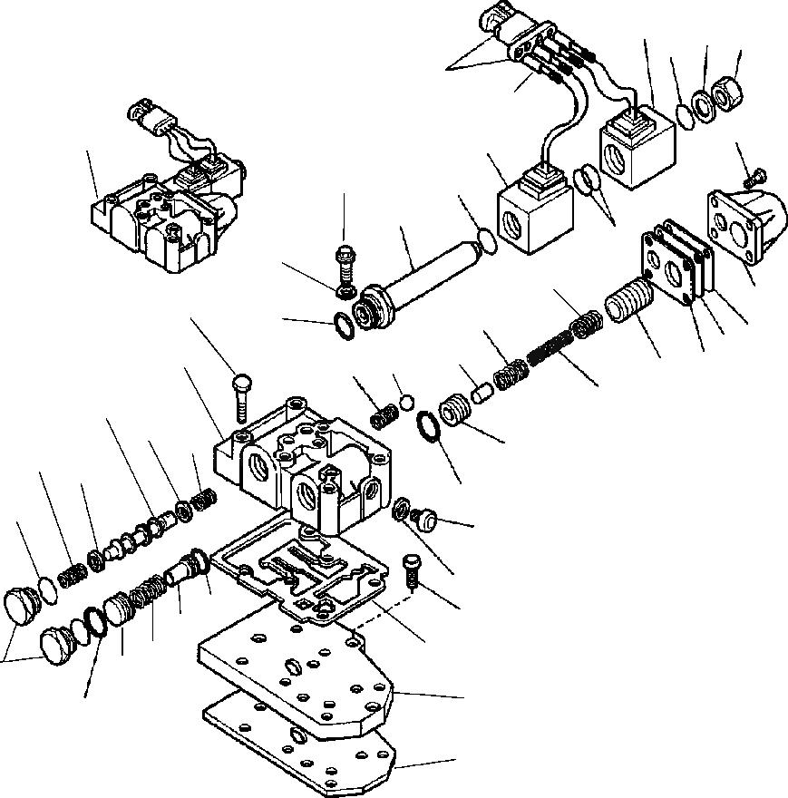 Схема запчастей Komatsu WB150-2N - FIG. F-A ТРАНСМИССИЯ (WD) - УПРАВЛЯЮЩ. КЛАПАН СИЛОВАЯ ПЕРЕДАЧА И КОНЕЧНАЯ ПЕРЕДАЧА
