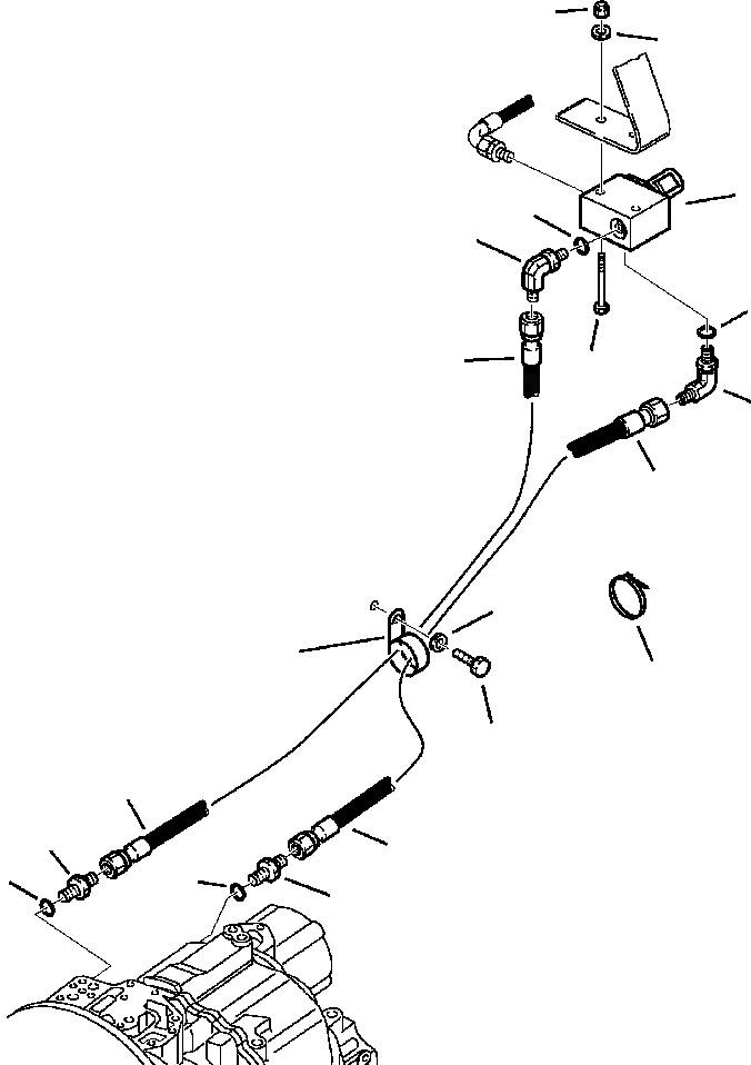 Схема запчастей Komatsu WB150AWS-2N - FIG. H-A MACHINE ГИДРОЛИНИЯ - ТРАНСМИССИЯ - БЛОКИР. СТРЕЛЫ СОЛЕНОИД ГИДРАВЛИКА