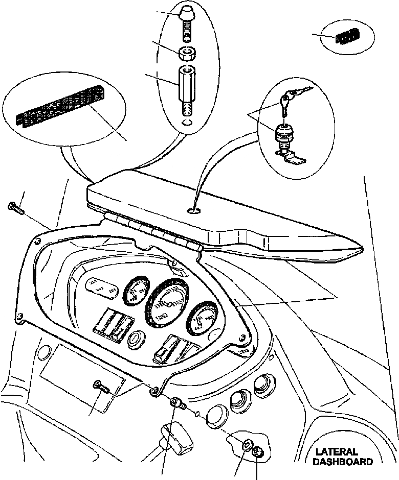 Схема запчастей Komatsu WB150PS-2N - FIG. K-A ANTI-АНТИВАНДАЛЬН. КРЫШКА- НАВЕС КАБИНА ОПЕРАТОРА И СИСТЕМА УПРАВЛЕНИЯ