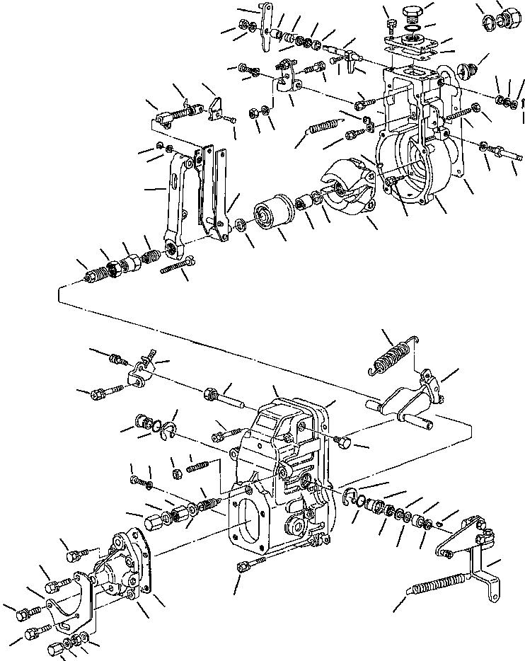 Схема запчастей Komatsu WB150PS-2N - FIG. A-A TIER I ДВИГАТЕЛЬ - РЕГУЛЯТОР ДВИГАТЕЛЬ