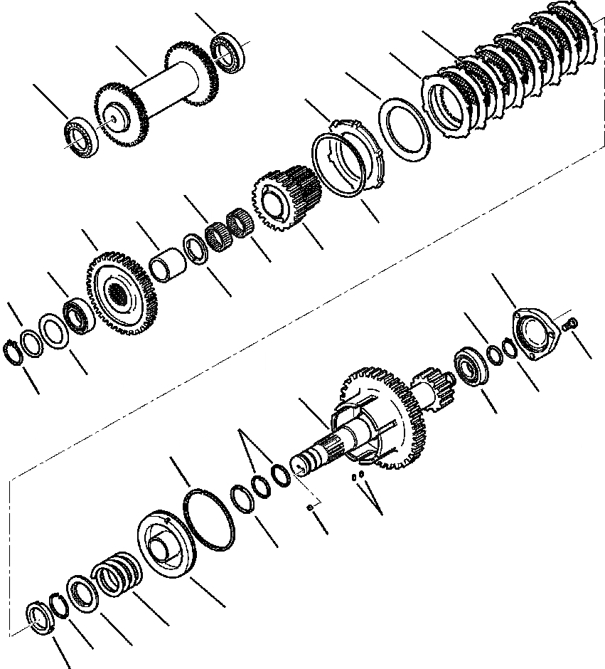 Схема запчастей Komatsu WB150PS-2N - FIG. F-A ТРАНСМИССИЯ - 2 ПРИВОД МУФТА СИЛОВАЯ ПЕРЕДАЧА И КОНЕЧНАЯ ПЕРЕДАЧА
