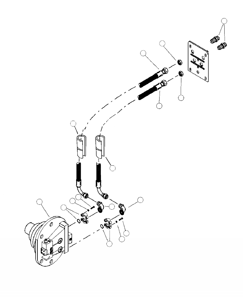 Схема запчастей Komatsu XT430-2 - P-A CONTINUOUS ROTATION ГУСЕНИЦЫ ПРИВОД PRESSURE ЛИНИИ ТРУБЫ ОТСЕК ДВИГАТЕЛЯTO ЛЕВ. КОНЕЧНАЯ ПЕРЕДАЧА МОТОР ХОД СИСТЕМА И ITS КОМПОНЕНТЫ