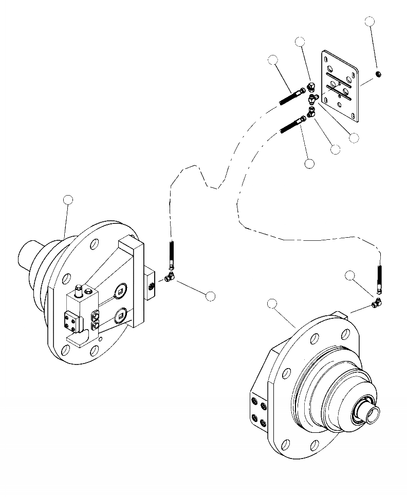 Схема запчастей Komatsu XT445L-2 - P-A CONTINUOUS ROTATION ГУСЕНИЦЫ ПРИВОД SHIFT ЛИНИИ ТРУБЫ МОТОР ХОДАS - BULKHEAD ХОД СИСТЕМА И ITS КОМПОНЕНТЫ