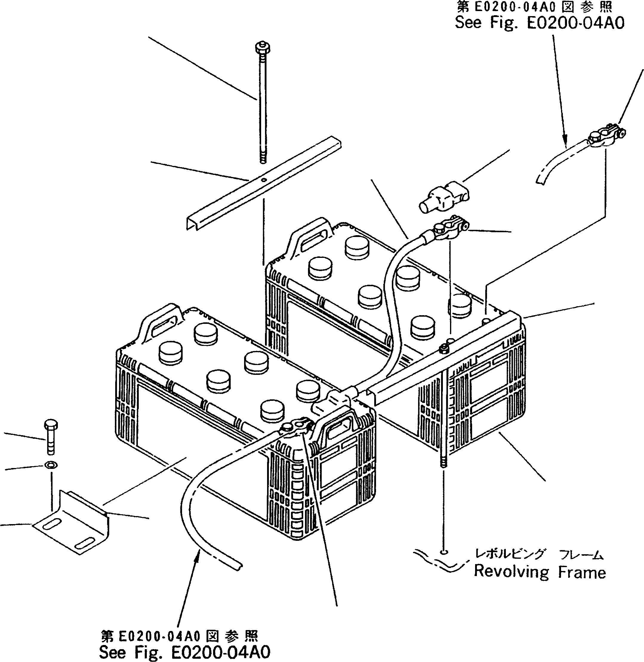 Схема запчастей Komatsu PC200-6S - АККУМУЛЯТОР (ВЫСОК. ЕМК.) (ЖИДКОСТН. ТИПА) (NX)(№C-) ЭЛЕКТРИКА