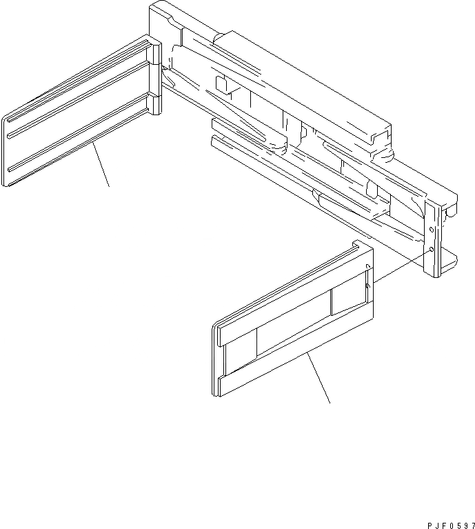 Схема запчастей Komatsu CBW156-1 - РУКОЯТЬ (ДЛЯ BALE КРЕПЛЕНИЕ) BALE И MULTI КРЕПЛЕНИЕ (ДЛЯ ДВОЙН. МАЧТА)