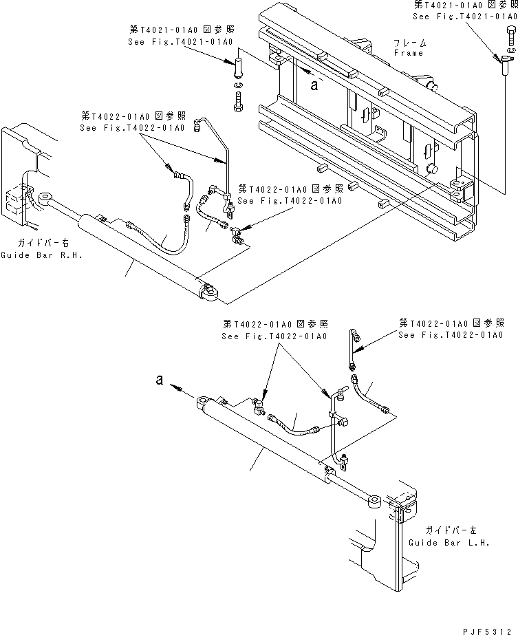 Схема запчастей Komatsu CBW253 - КРЕПЛЕНИЕ ОСНОВ. (ЦИЛИНДР И ШЛАНГИ) ДЛЯ ДВОЙН. МАЧТА (INDEPENDENT STROKE ТИП КРЕПЛЕНИЕ ОСНОВ.)