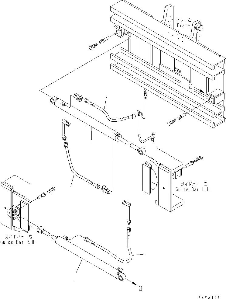 Схема запчастей Komatsu CBW5A1-1 - КРЕПЛЕНИЕ ОСНОВ. (ЦИЛИНДР И ШЛАНГИ) (=-MM¤-MM/=-MM) КРЕПЛЕНИЕ ОСНОВ.(INDEPENDENT STROKE ТИП)(ДЛЯ FV МАЧТА)