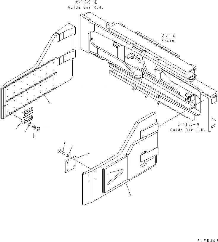 Схема запчастей Komatsu CMR303-1 - РУКОЯТЬ (ДЛЯ MULTI КРЕПЛЕНИЕ) (ВРАЩАЮЩ. ТИП) (РУКОЯТЬ LENGTH MM - MM) (ДЛЯ .TON) ВСЕ ТИПЫ РУКОЯТИ