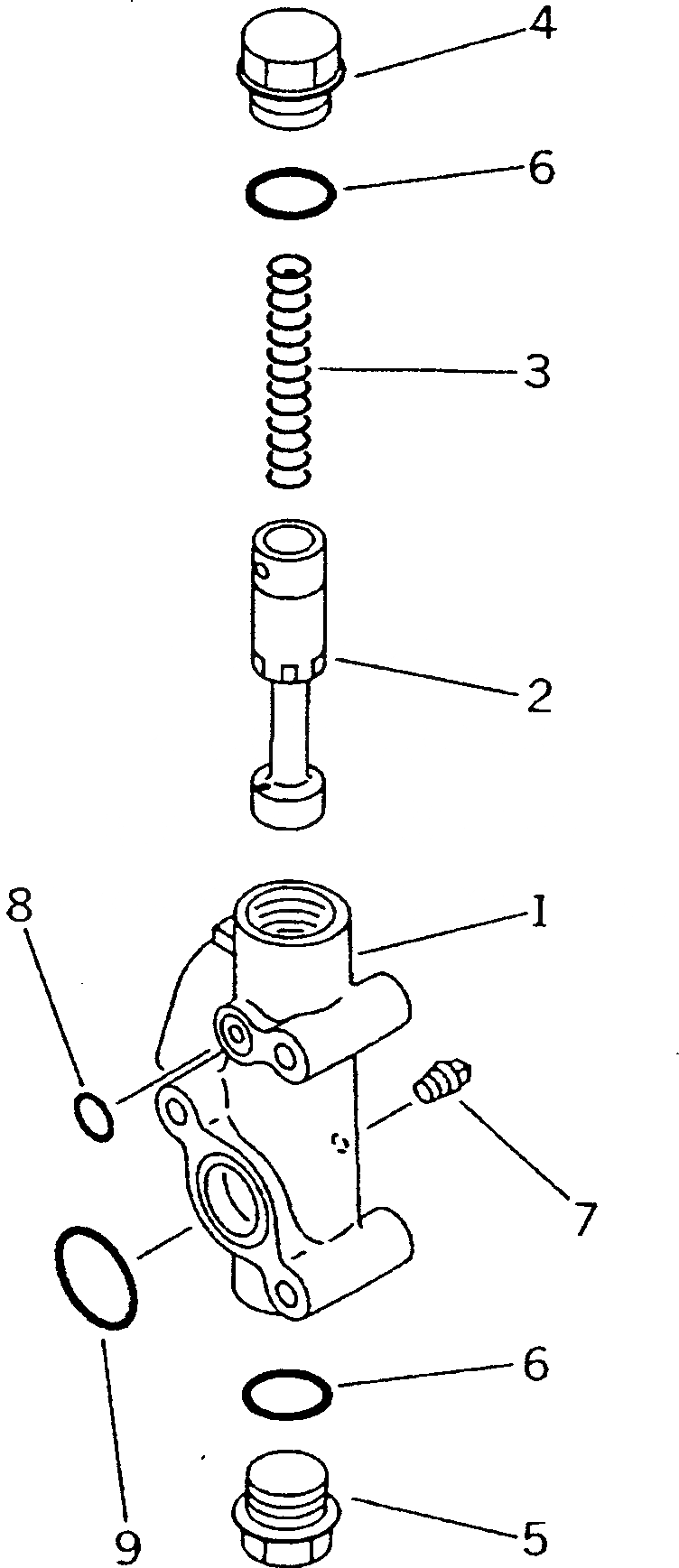 Схема запчастей Komatsu D135A-1 - ГИДРОТРАНСФОРМАТОР (/) РЕГУЛИР. КЛАПАН ГИДРОТРАНСФОРМАТОР И TRNSMISSION